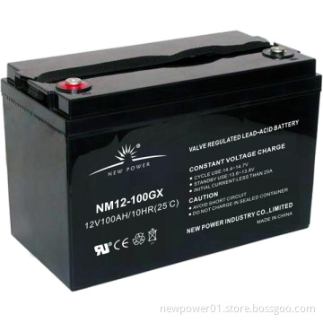 Solar Battery 12V100ah AGM Gel Battery (NM12-100GX)